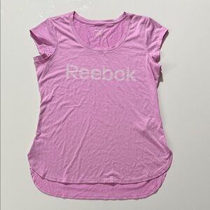 Reebok Women's Light Purple Short Sleeve Tee Size L